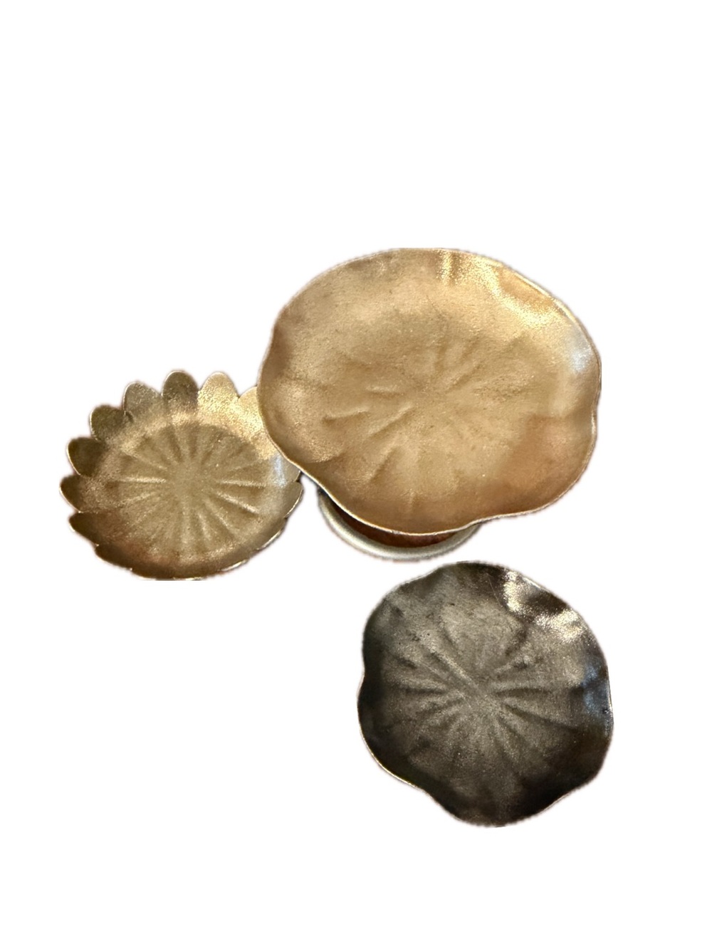 PartyLite Lotus Tealight Trio